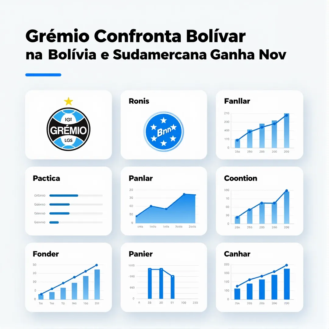 Infográfico - Grêmio Confronta Bolívar na Bolívia e Sudamericana Ganha Novo Alcance Global com Acordo Paramount+