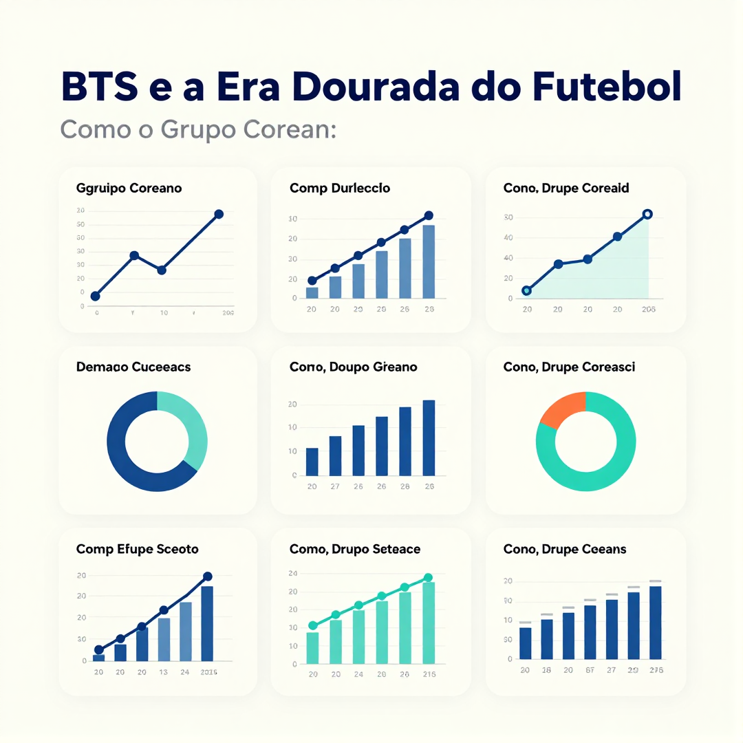Infográfico - BTS e a Era Dourada do Futebol: Como o Grupo Coreano Revoluciona a Copa de 2026