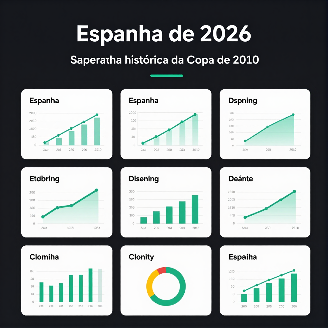Infográfico - Espanha de 2026 supera campanha histórica da Copa de 2010 e consagra a La Roja no cenário global