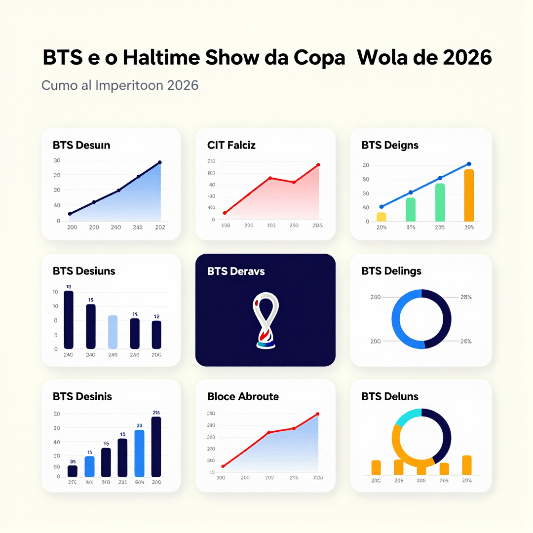 Infográfico - BTS e o Halftime Show da Copa do Mundo de 2026: Como a Cultura Popular Transforma a Cobertura Esportiva no Brasil