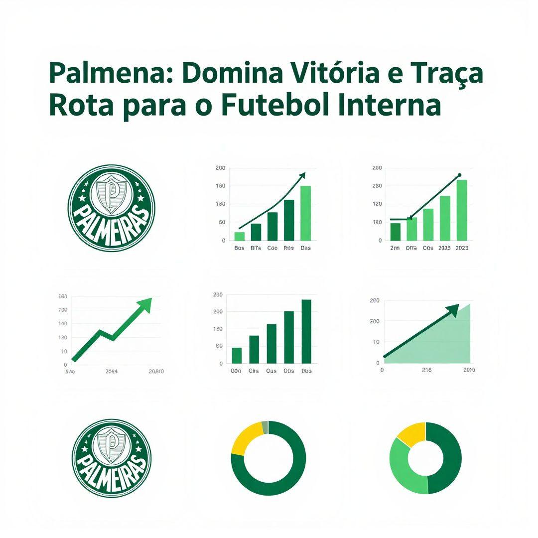 Infográfico - Palmeiras Domina Vitória e Traça Rota para o Futebol Internacional