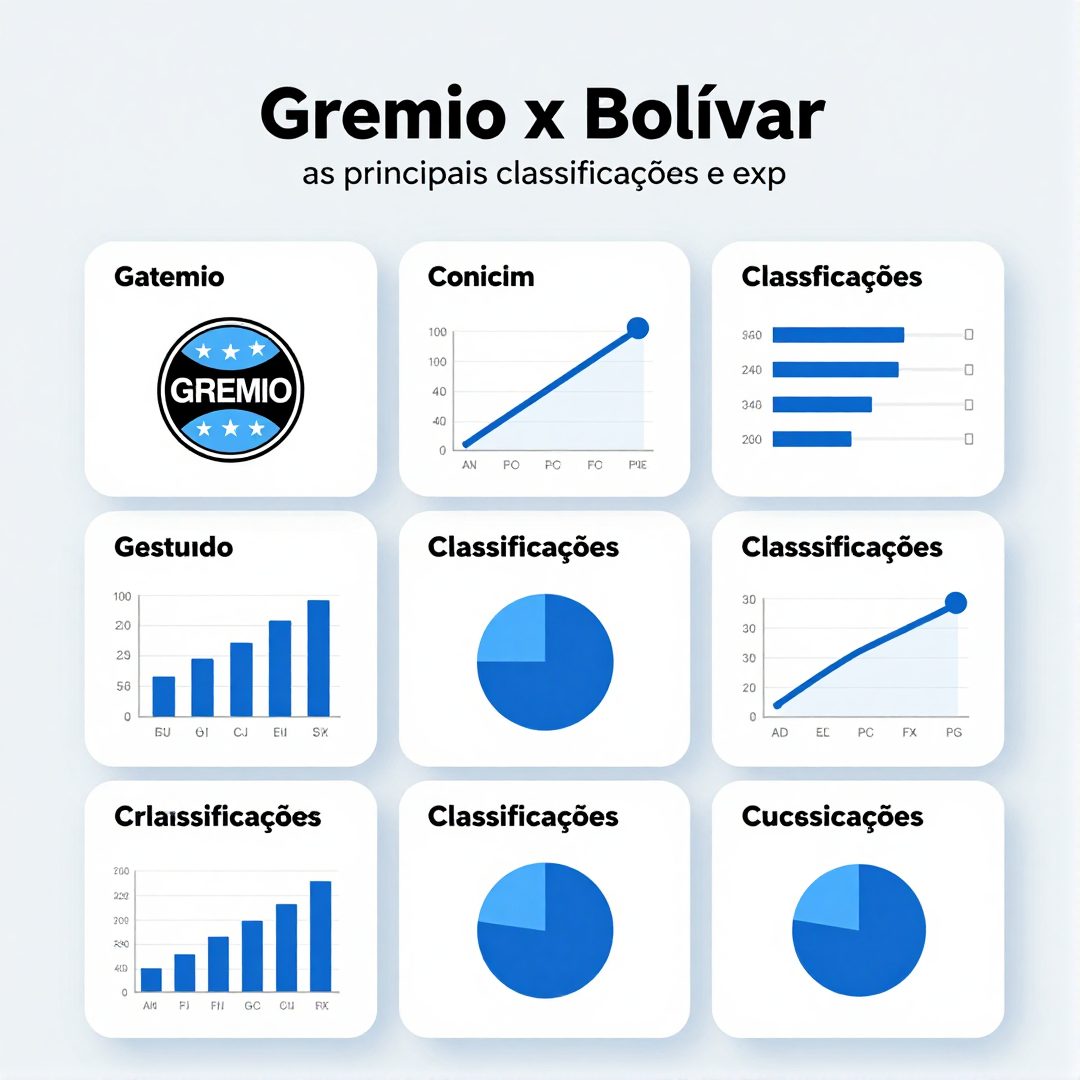 Infográfico - Gremio x Bolívar: confira as principais classificações e expectativas para o confronto