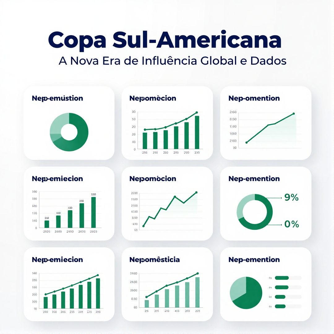 Infográfico - Copa Sul-Americana: A Nova Era de Influência Global e Dados Internacionais Transformam o Torneio Continental