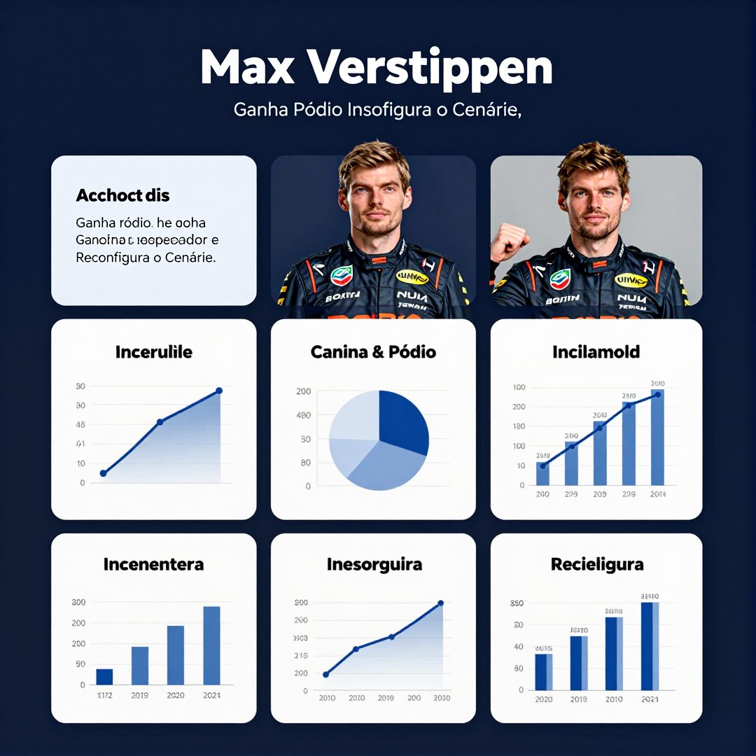 Infográfico - Max Verstappen Ganha Pódio Inesperado e Reconfigura o Cenário da Fórmula 1