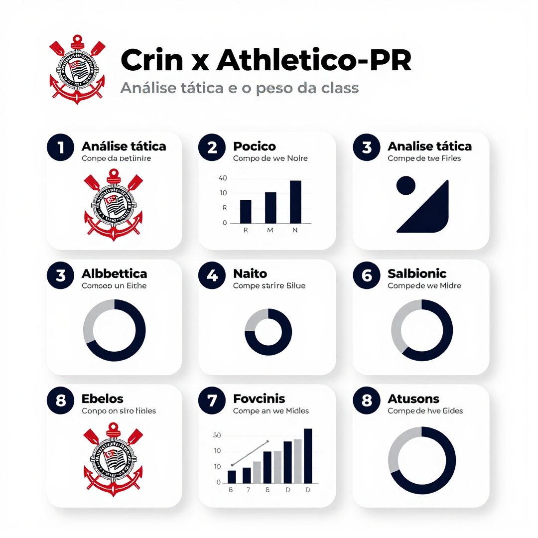 Infográfico - Corinthians x Athletico-PR: análise tática e o peso da classificação no Brasileirão