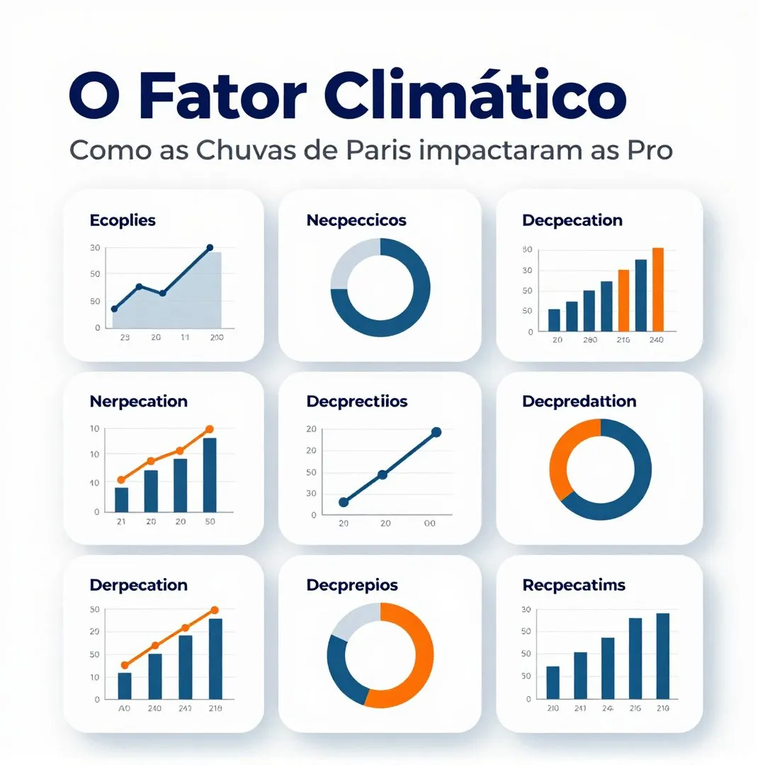 Infográfico - O Fator Climático: Como as Chuvas de Paris Impactaram as Provas de Atletismo nos Jogos Olímpicos