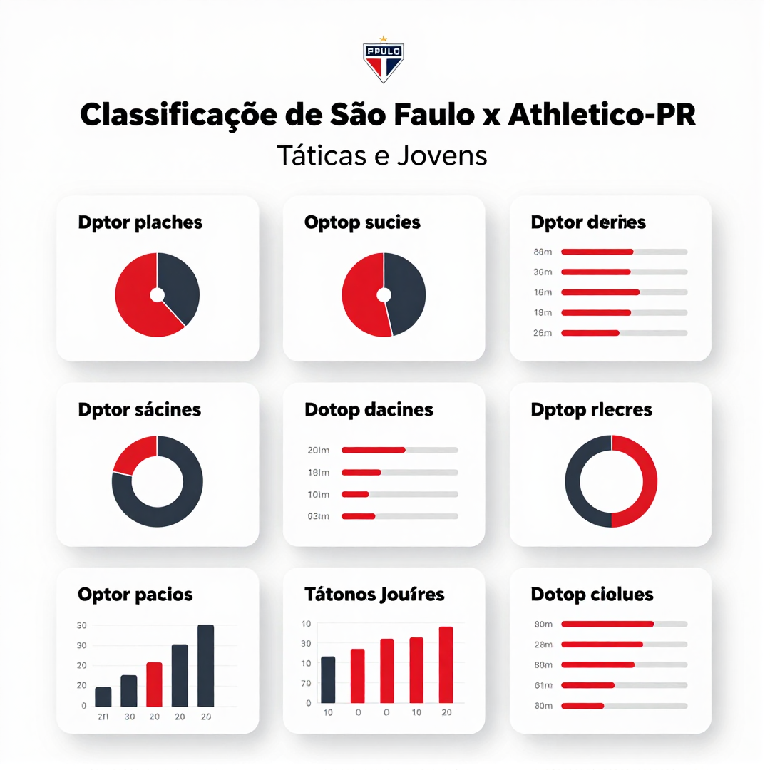 Infográfico - Classificações de São Paulo x Athletico-PR: Táticas e Jovens Talentos que Alinham o Brasileirão ao Palco Olímpico