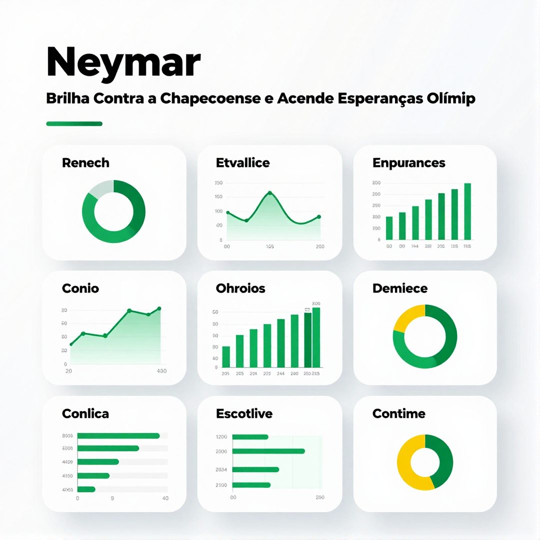 Infográfico - Neymar Brilha Contra a Chapecoense e Acende Esperanças Olímpicas e Europeias