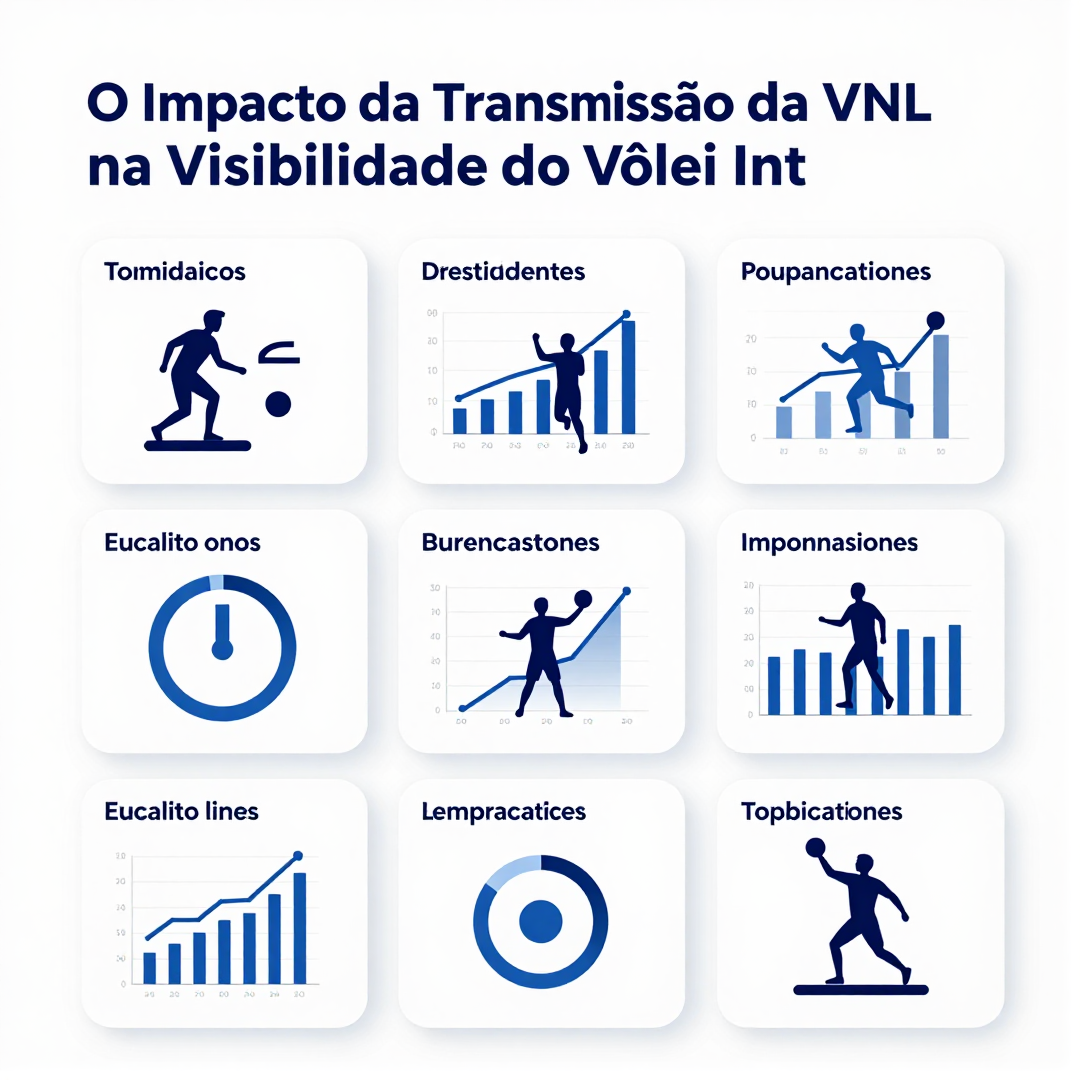 Infográfico - O Impacto da Transmissão da VNL na Visibilidade do Vôlei Internacional e na Preparação Olímpica