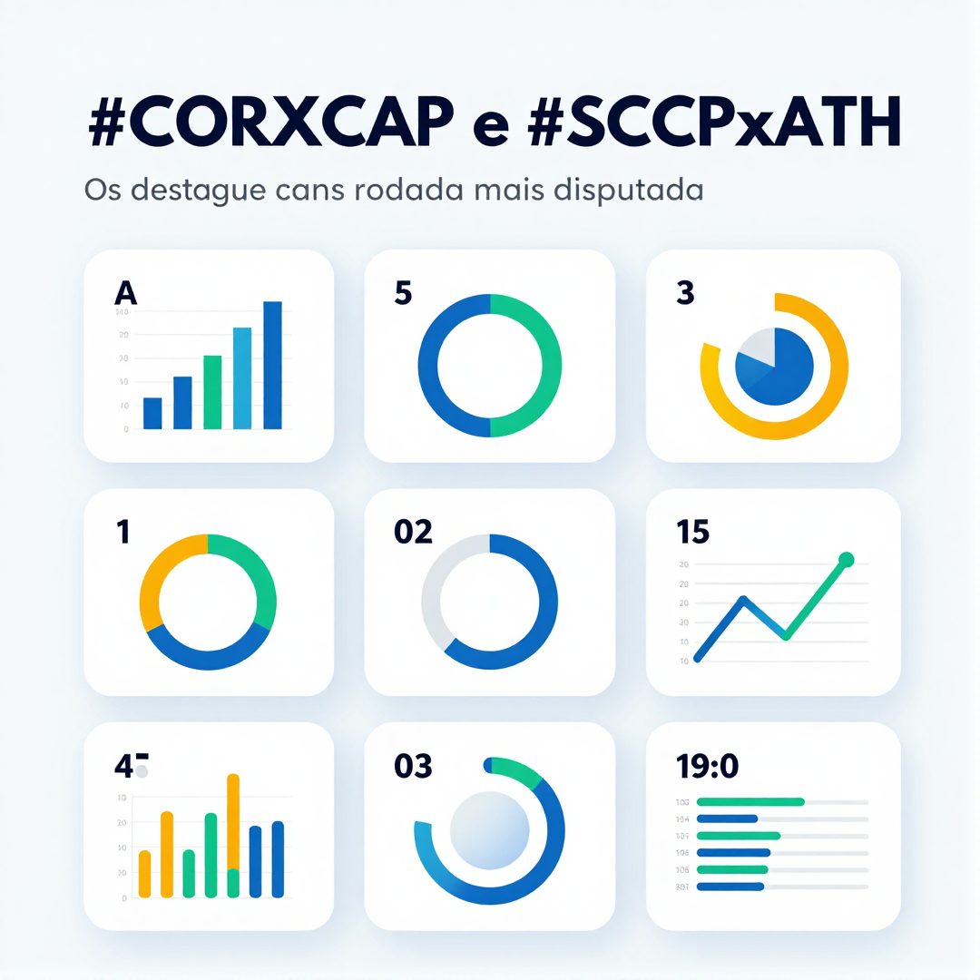 Infográfico - #CORxCAP e #SCCPxATH: os destaques das rodadas mais disputadas no futebol brasileiro
