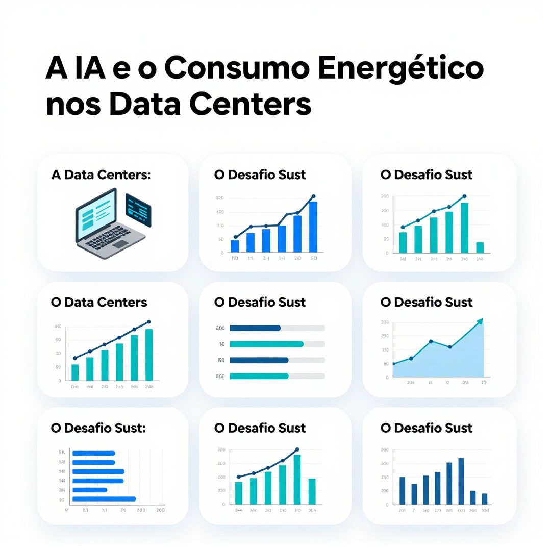 Infográfico - A IA e o Consumo Energético nos Data Centers: O Desafio Sustentável para as Sedes Olímpicas