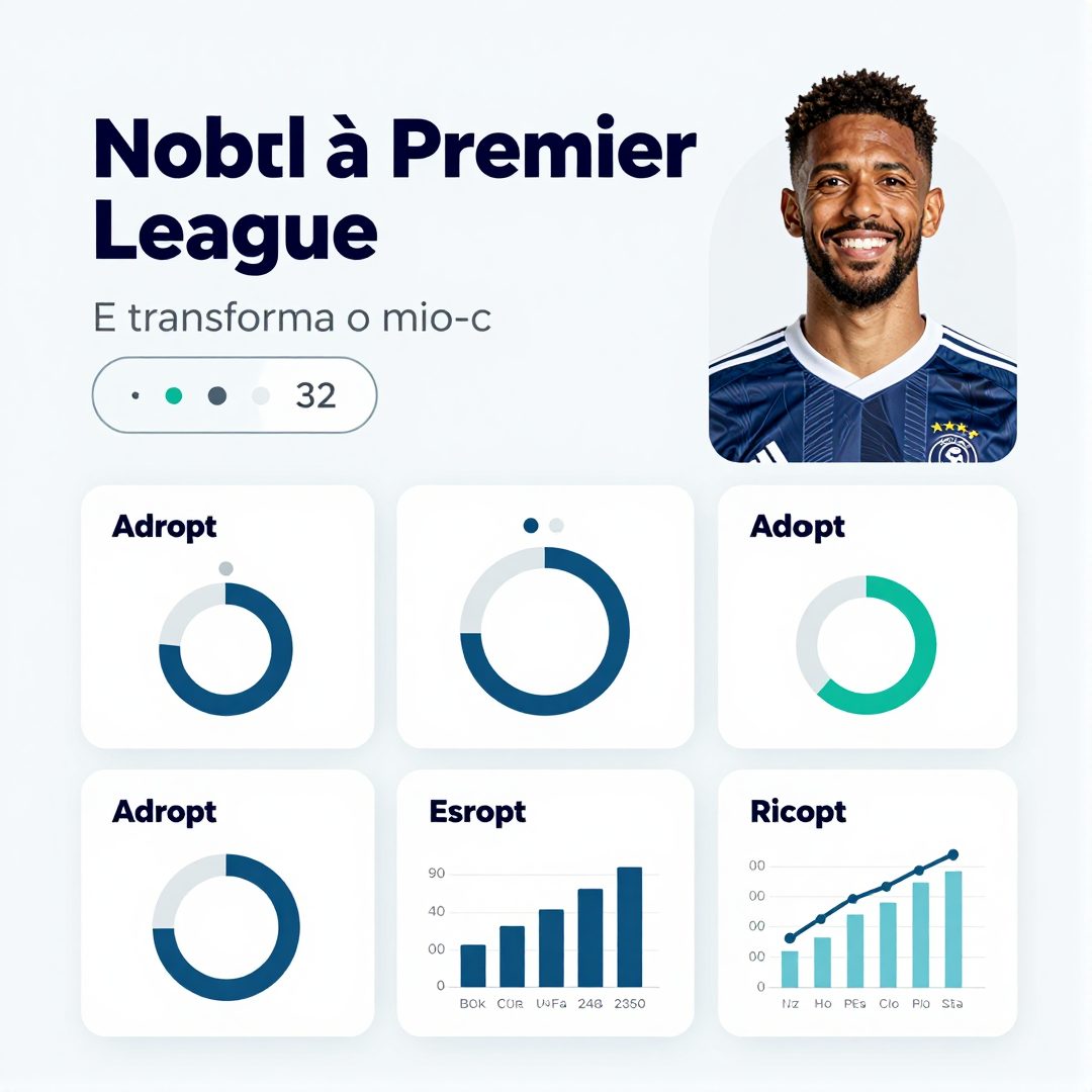 Infográfico - Nobel Mendy se adapta à Premier League e transforma o meio-campo do Crystal Palace nesta temporada