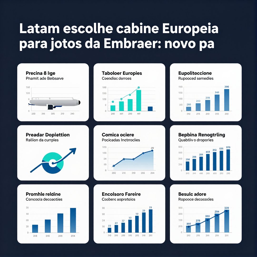 Infográfico - Latam escolhe cabine europeia para jatos da Embraer: novo padrão de conforto para voos olímpicos