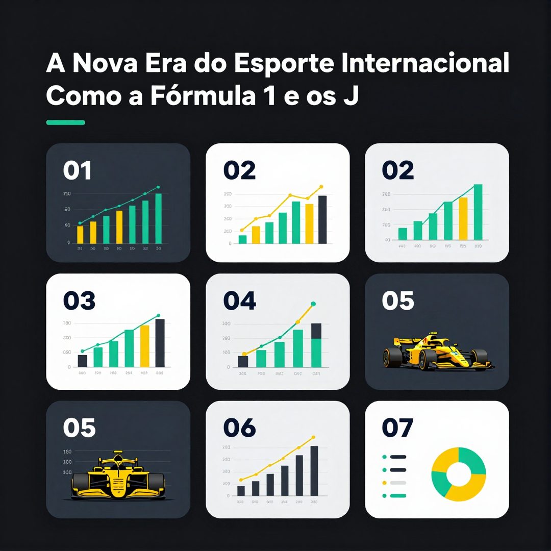Infográfico - A Nova Era do Esporte Internacional: Como a Fórmula 1 e os Jogos Olímpicos Viraram Potências Financeiras em Wall Street