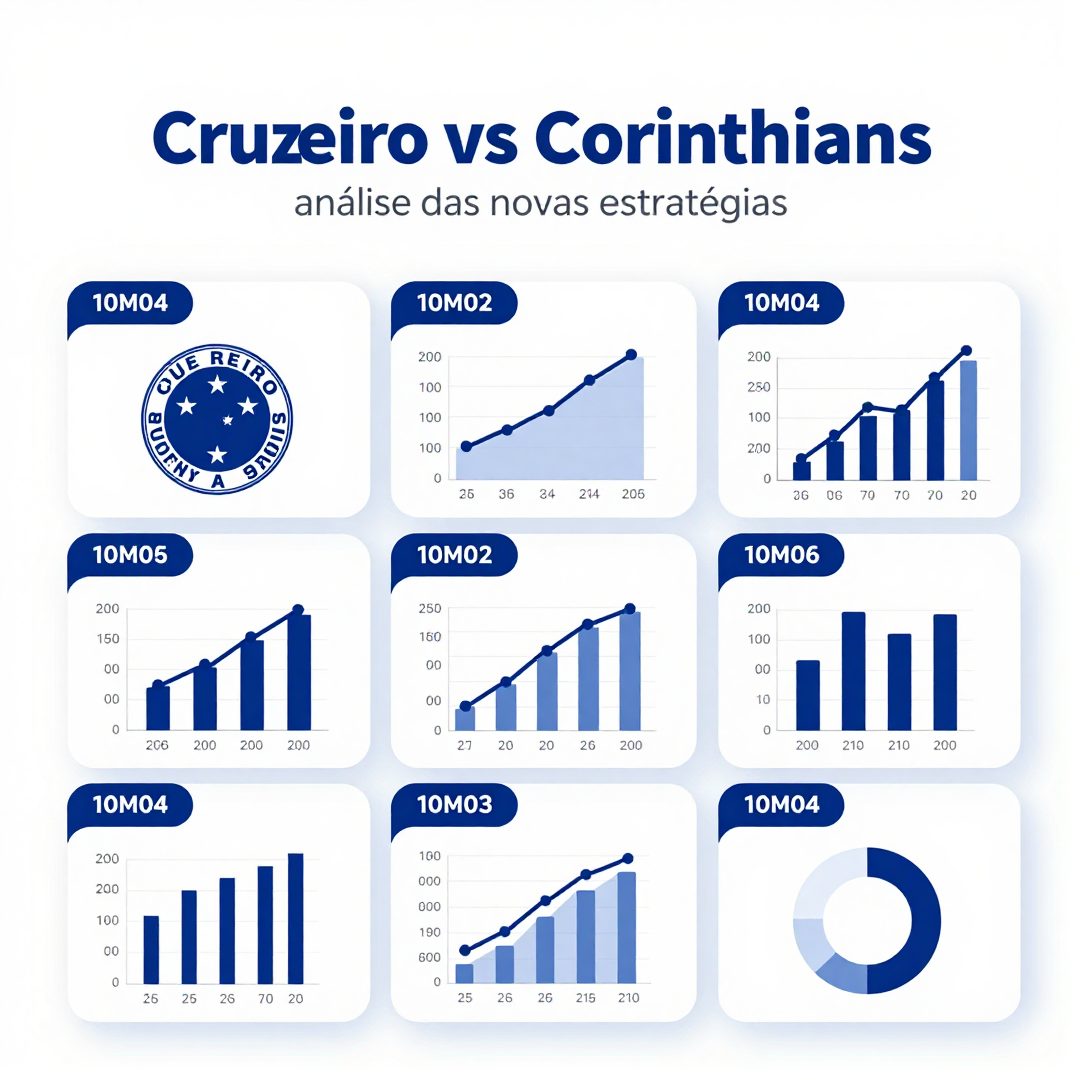 Infográfico - Cruzeiro vence Corinthians: a análise das novas estratégias que conectam o futebol nacional às Olimpíadas