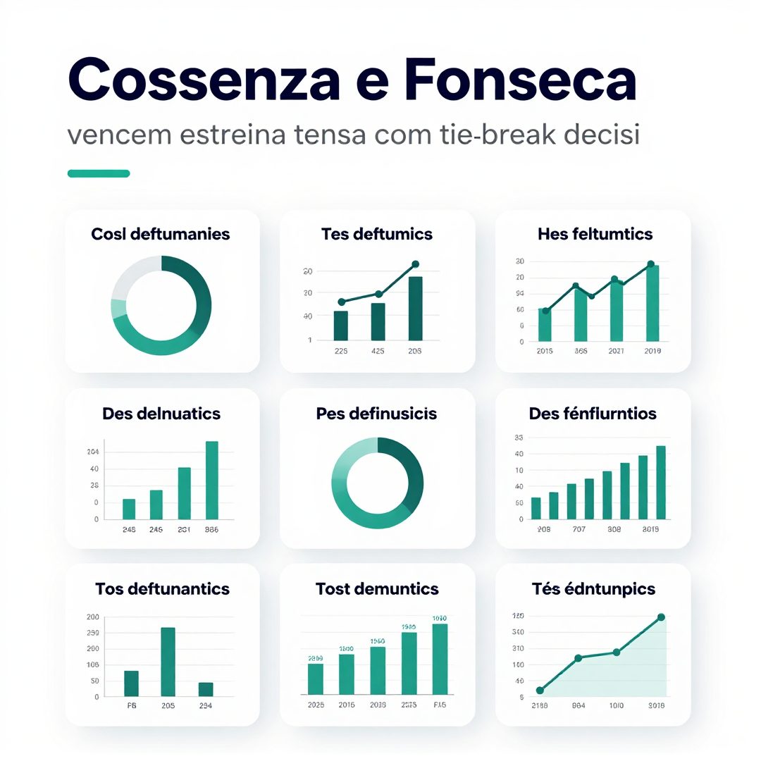 Infográfico - Cossenza e Fonseca vencem estreia tensa com tie-break decisivo na areia olímpica