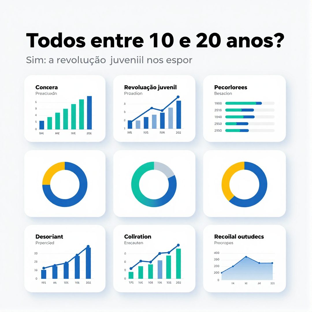 Infográfico - Todos entre 10 e 20 anos? Sim: a revolução juvenil nos esportes internacionais