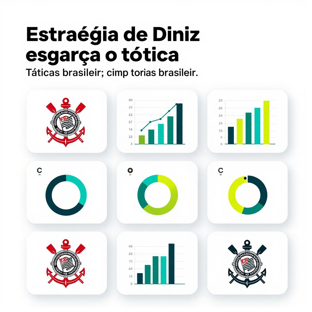 Infográfico - Estratégia de Diniz esgarça o Corinthians: táticas brasileiras que dominam campeonatos europeus e olímpicos