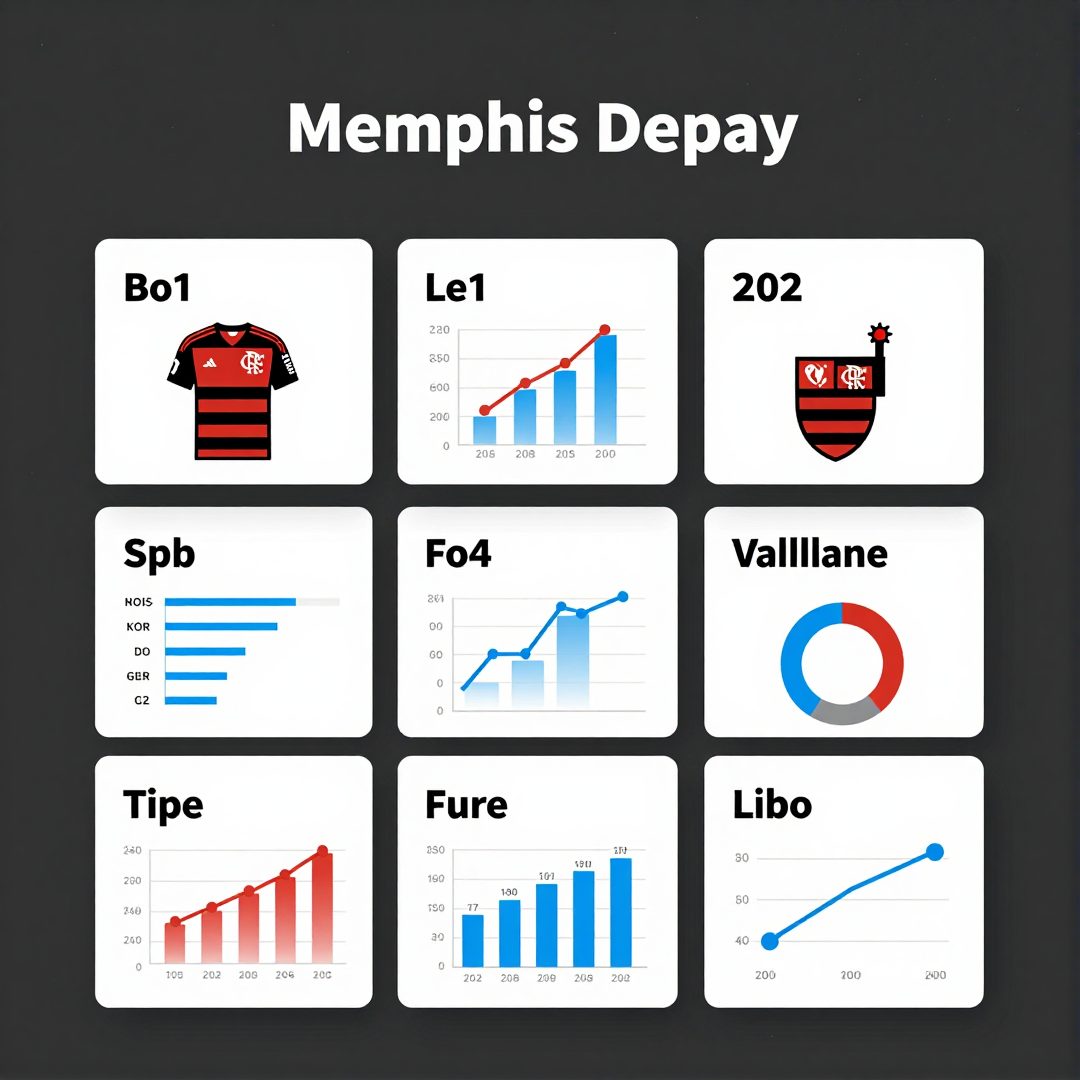 Infográfico - Memphis Depay reforça o elenco do Flamengo para disputar a Libertadores e as Olimpíadas