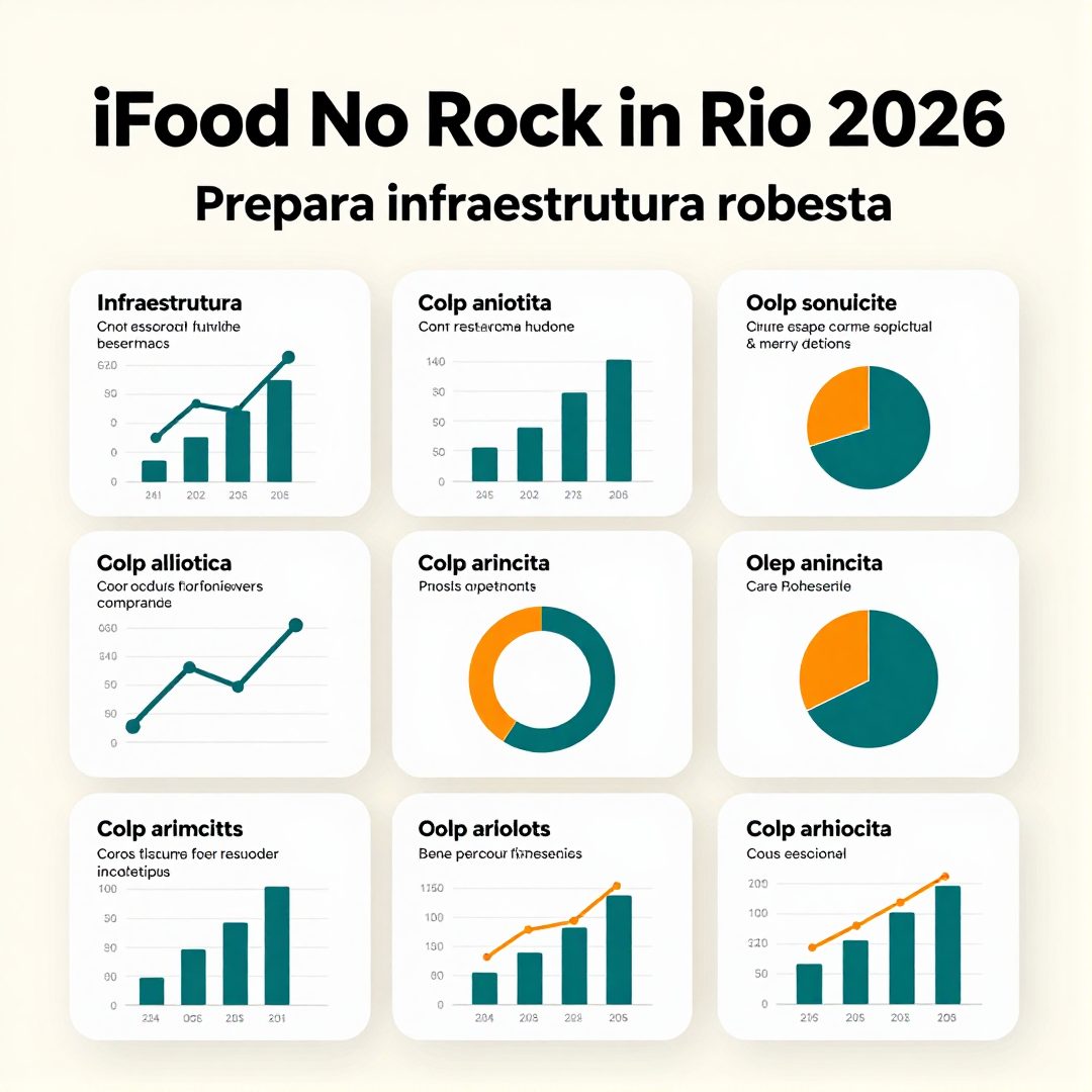 Infográfico - iFood No Rock in Rio 2026 prepara infraestrutura robusta para jogos internacionais