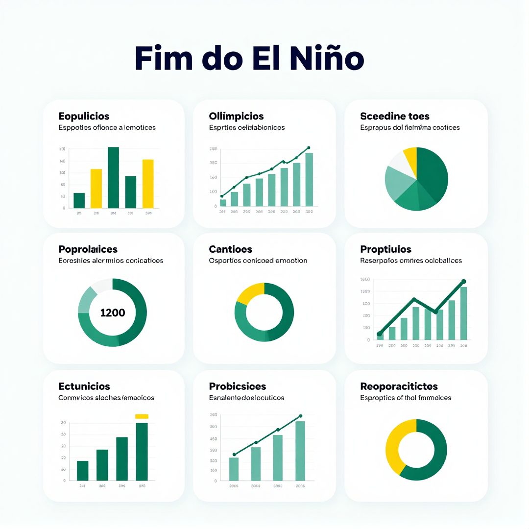 Infográfico - Fim do El Niño redefine cenários para esportes olímpicos ao ar livre no Brasil e no exterior
