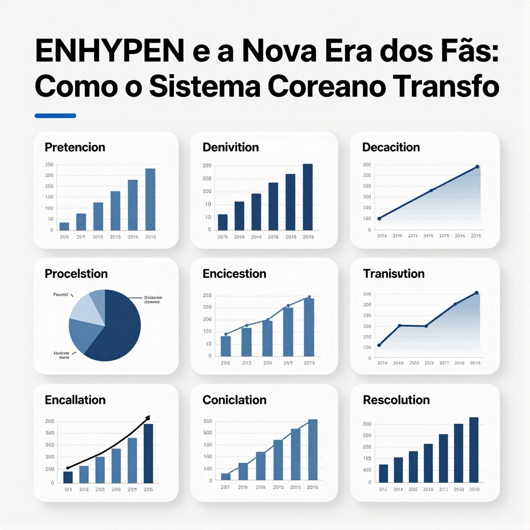 Infográfico - ENHYPEN e a Nova Era dos Fãs: Como o Sistema Coreano Transforma a Cultura nos Estádios Olímpicos