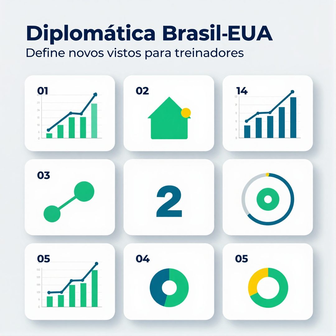 Infográfico - Diplomática Brasil-EUA define novos vistos para treinadores e atletas; tensão entre Washington e Brasília impacta ligas 