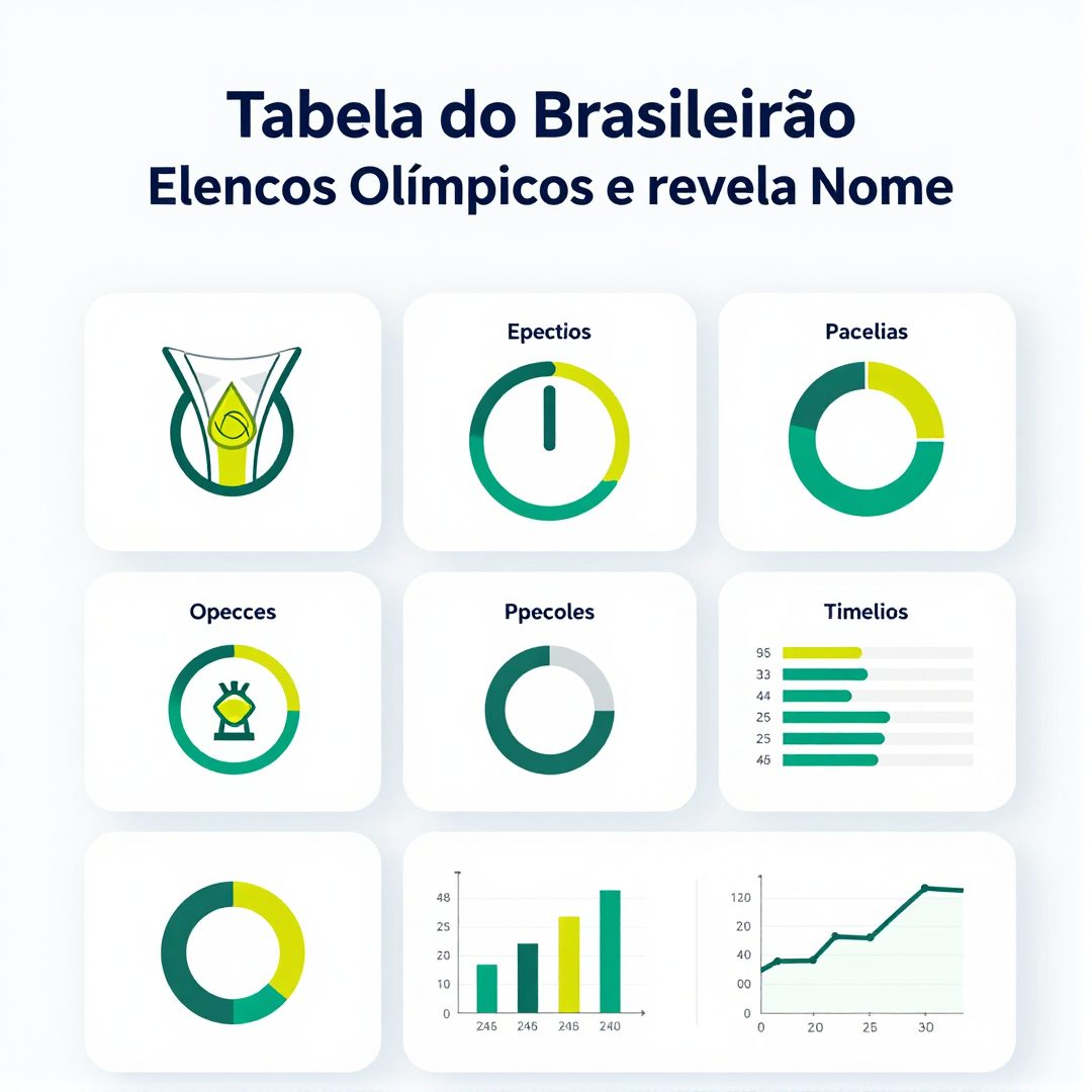 Infográfico - Tabela do Brasileirão Define Elencos Olímpicos e Revela Nomes para o Palco Internacional