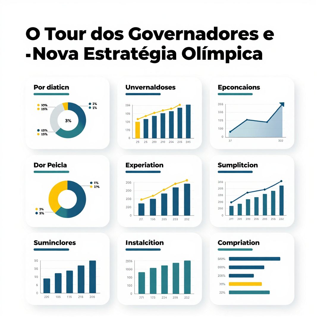 Infográfico - O Tour dos Governadores e a Nova Estratégia Olímpica: Por que o foco em esportes internacionais supera questões locais
