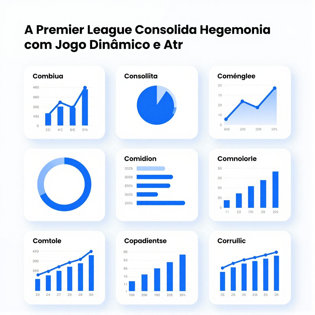 Infográfico - A Premier League Consolida Hegemonia com Jogo Dinâmico e Atrai Olhos do Mercado Global
