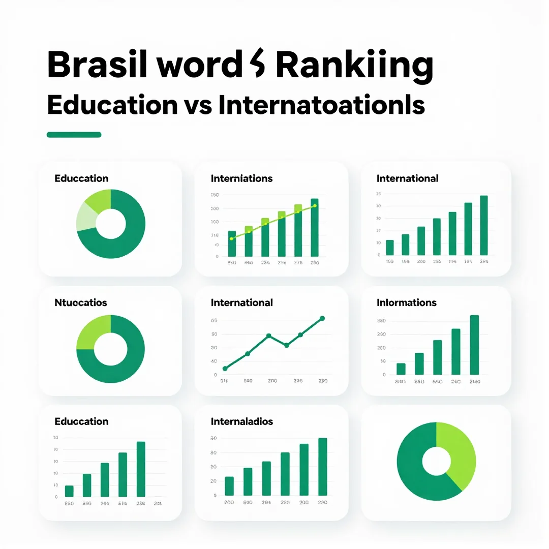 Infográfico - Brazil in the World Rankings: Education vs International Sports Performance