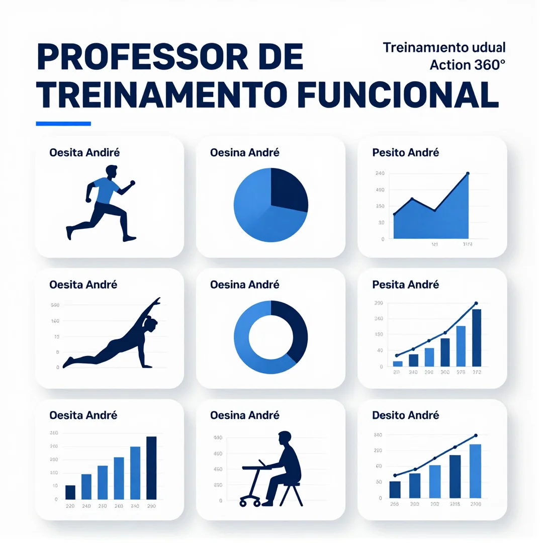 Infográfico - Professor de Treinamento Funcional Action 360° Santo André: Requisitos, Benefícios e Processo Seletivo