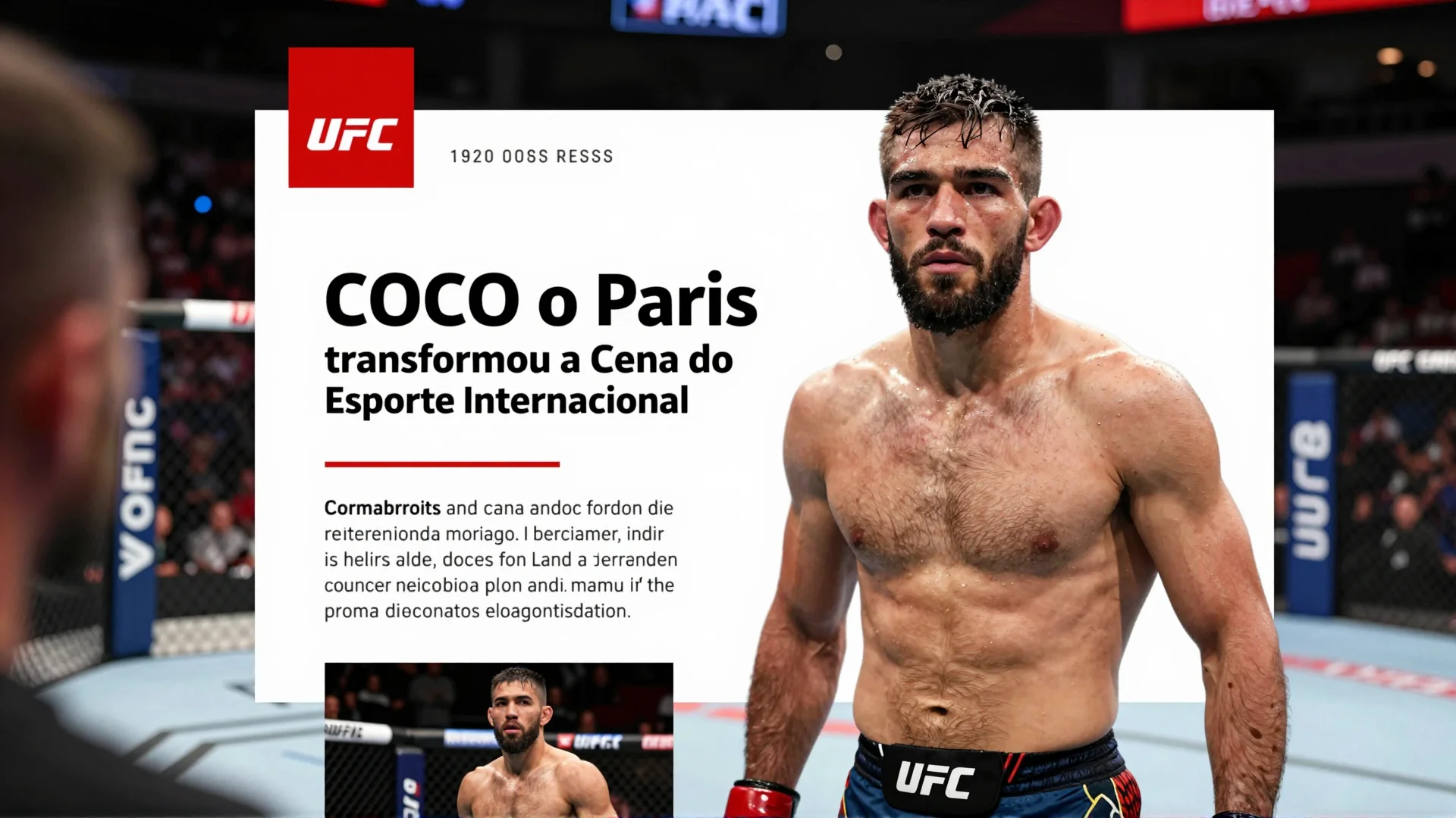 Como o UFC Paris Transformou a Cena do Esporte Internacional e o Que Isso Significa para o Brasil