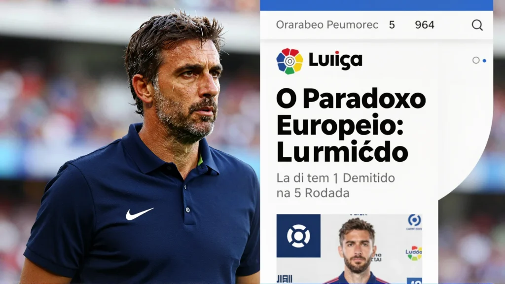 O Paradoxo Europeu La Liga tem tcnico Demitido na 5 Rodada