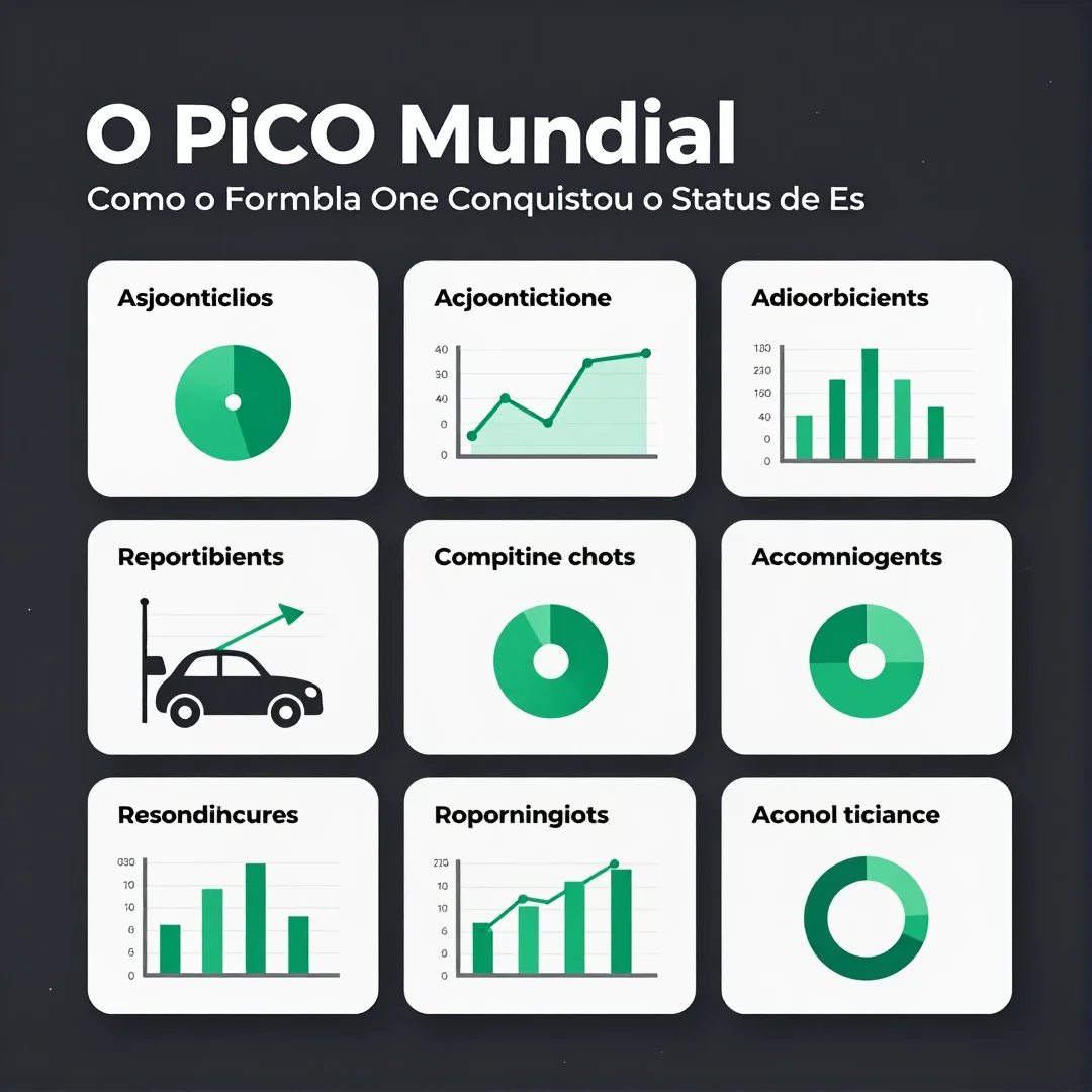 Infográfico - O Pico Mundial: Como o Formula One Conquistou o Status de Esporte Internacional Prêmio