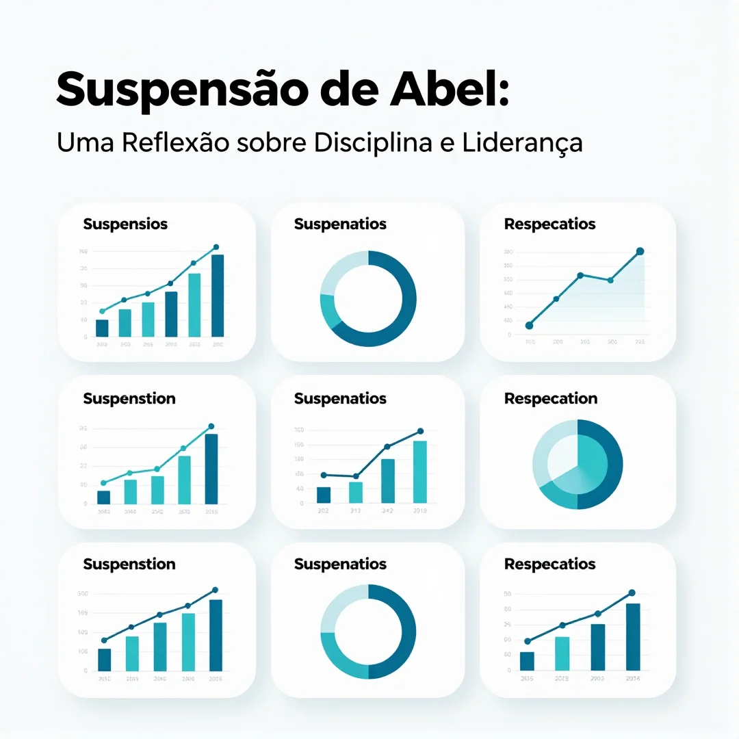 Infográfico - Suspensão de Abel: Uma Reflexão sobre Disciplina e Liderança no Esporte