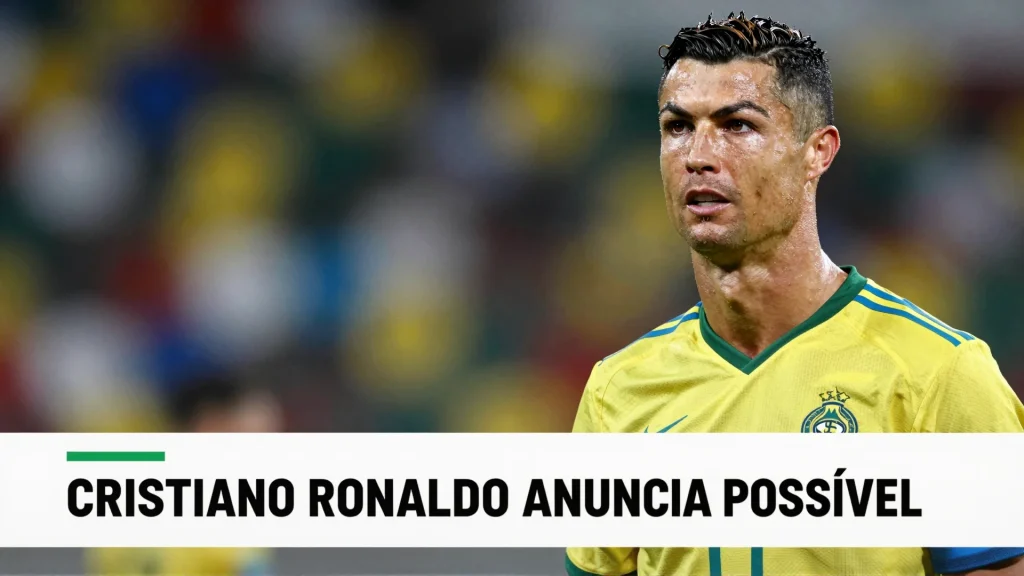 Cristiano Ronaldo anuncia possvel sada do futebol europeu a nova era est chegand