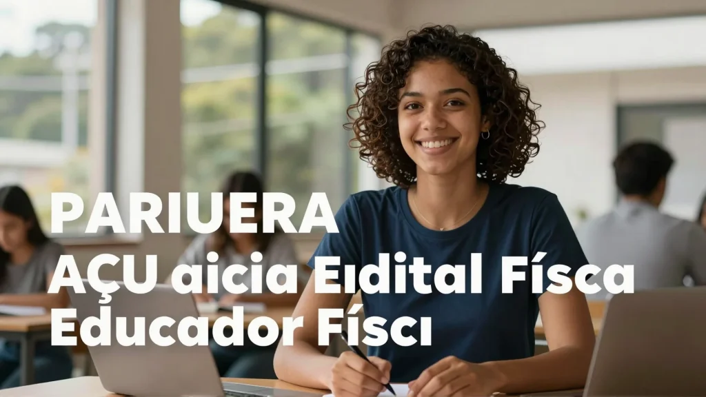 Pariquera Au anuncia edital para Educador Fsico veja como se inscrever no Banco