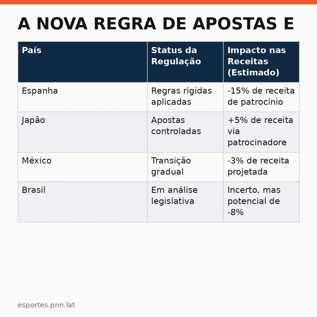 Infográfico - A Nova Regra de Apostas e a Integridade dos Jogos Internacionais