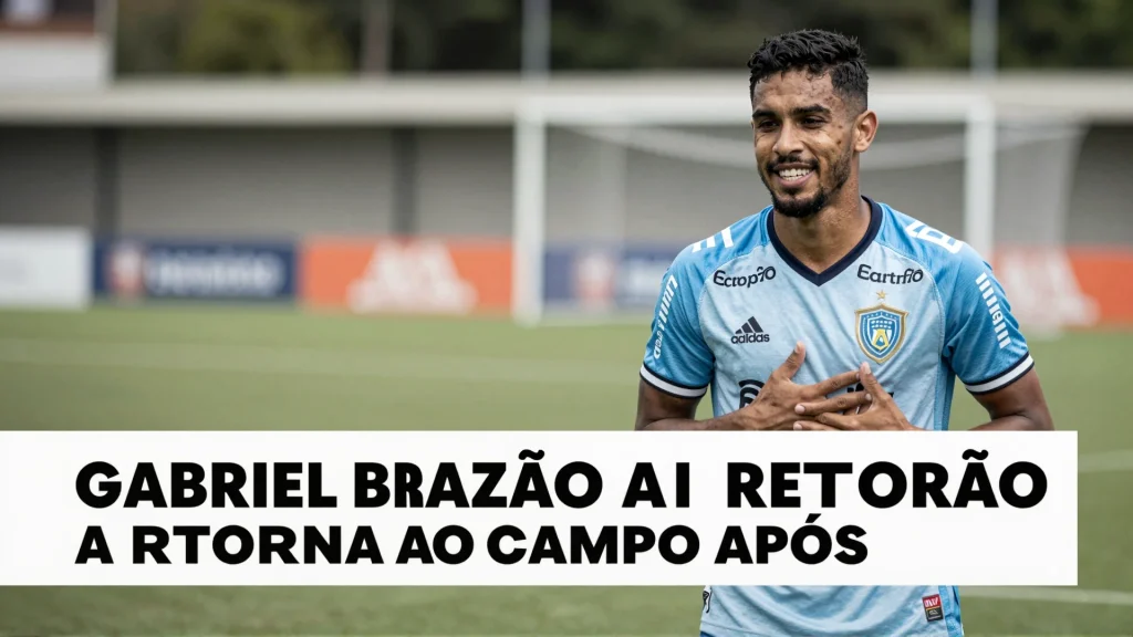 Gabriel Brazo retorna ao campo aps cirurgia no ombro impacto nos campeonatos int