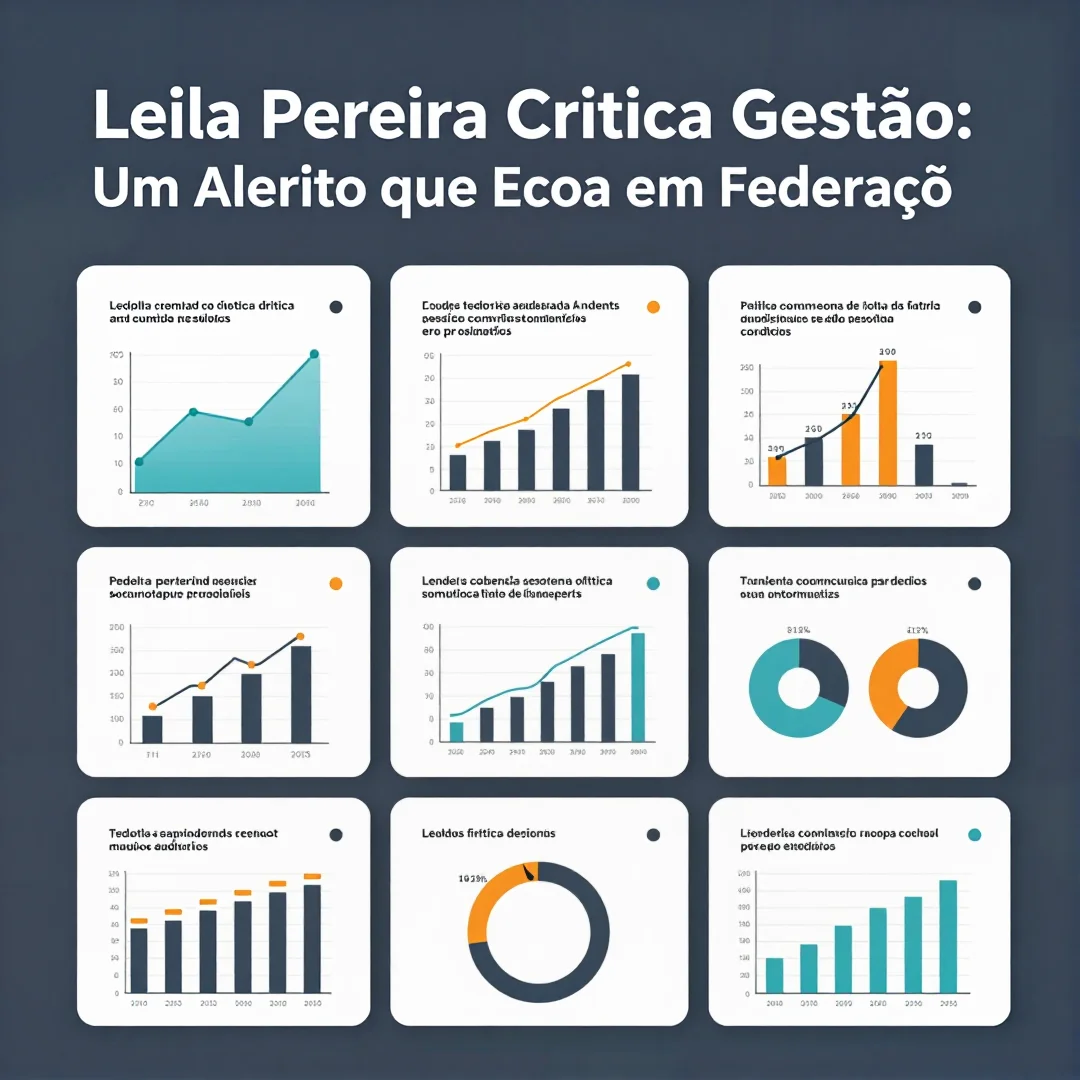 Infográfico - Leila Pereira Critica Gestão: Um Alerto que Ecoa em Federações e Comitês Olímpicos