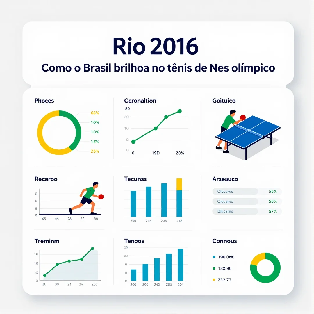 Infográfico - Rio 2016: Como o Brasil brilhou no tênis de mesa olímpico e outras conquistas nos Jogos da América do Sul
