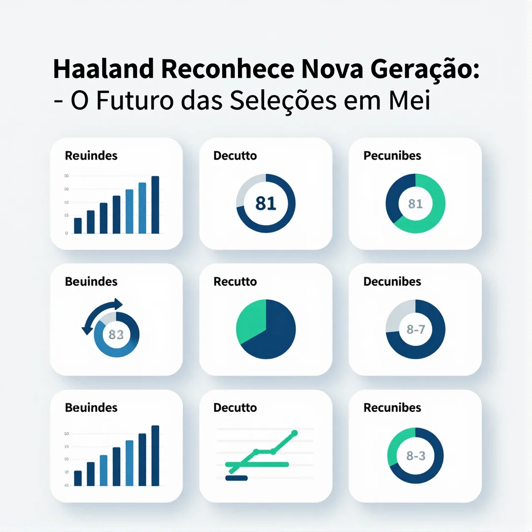 Infográfico - Haaland Reconhece Nova Geração: O Futuro das Seleções em Meio a Clubes Gigantes