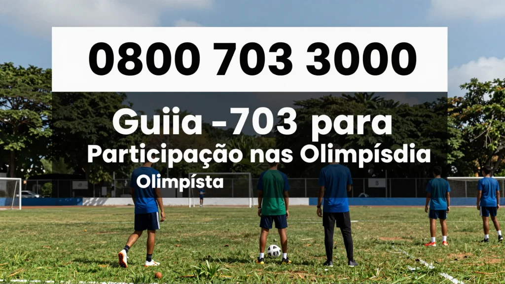 0800 703 3000 Guia Completo para Participao nas Olimpadas e Esportes Internacion