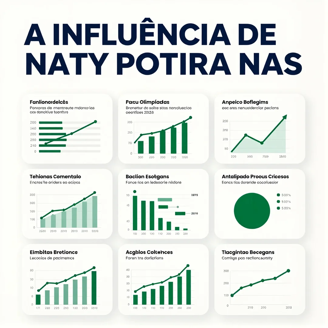 Infográfico - A Influência de Naty Potira nas Olimpíadas: Uma Jornada de Esperança