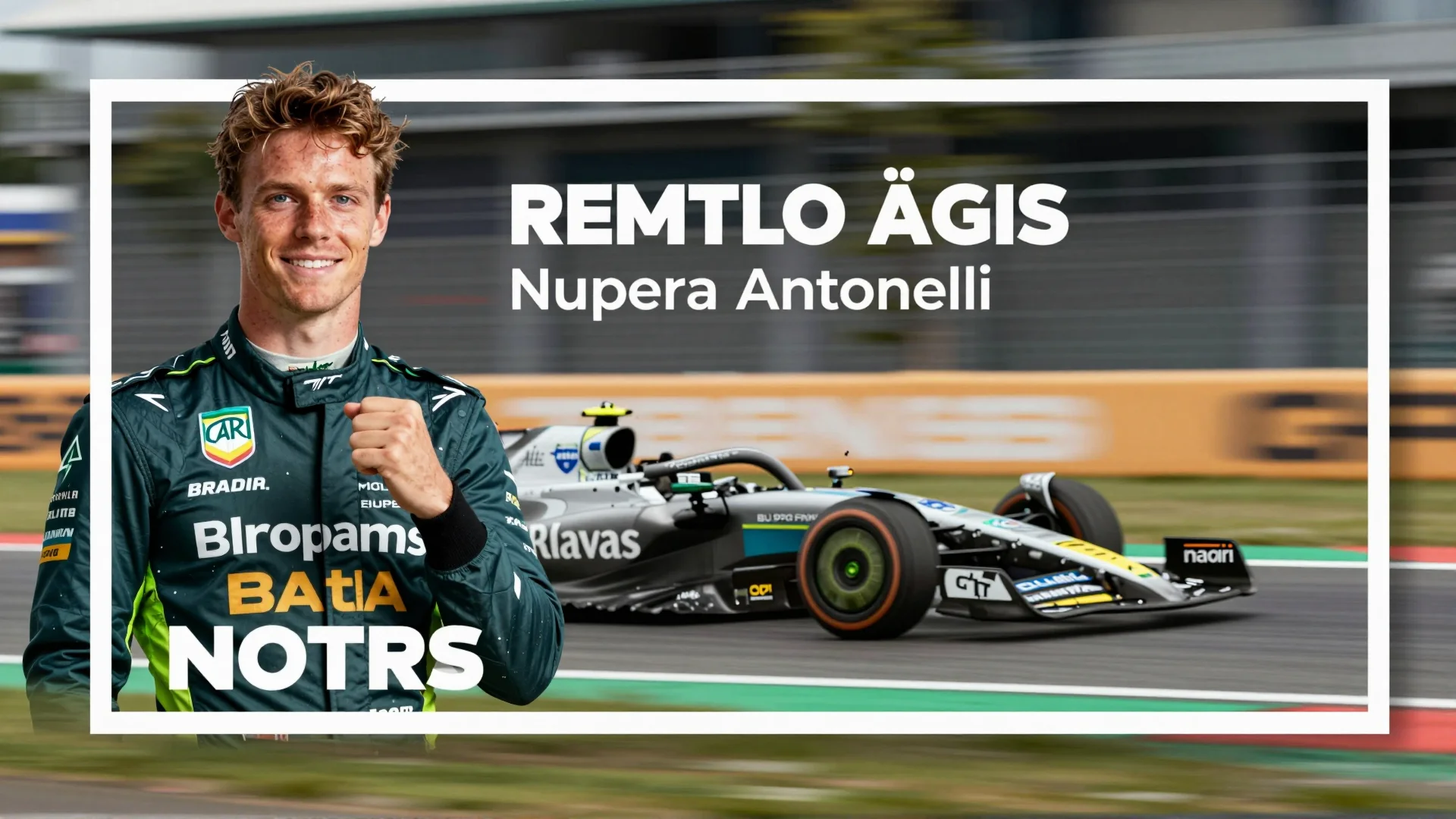 Pole em Madri: Norris supera Antonelli e domina o GP