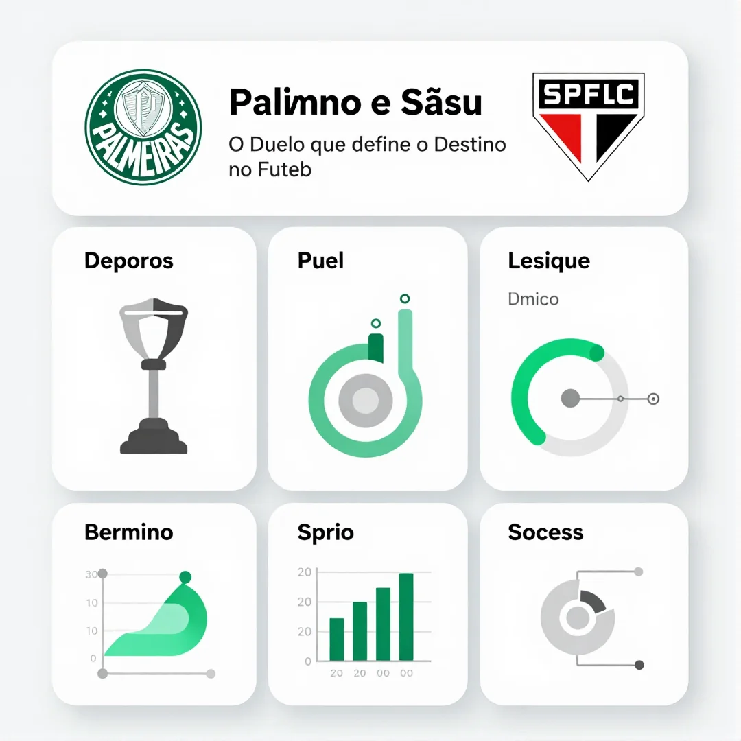 Infográfico - Palmeiras e São Paulo: O Duelo que Define o Destino no Futebol Sul-Americano