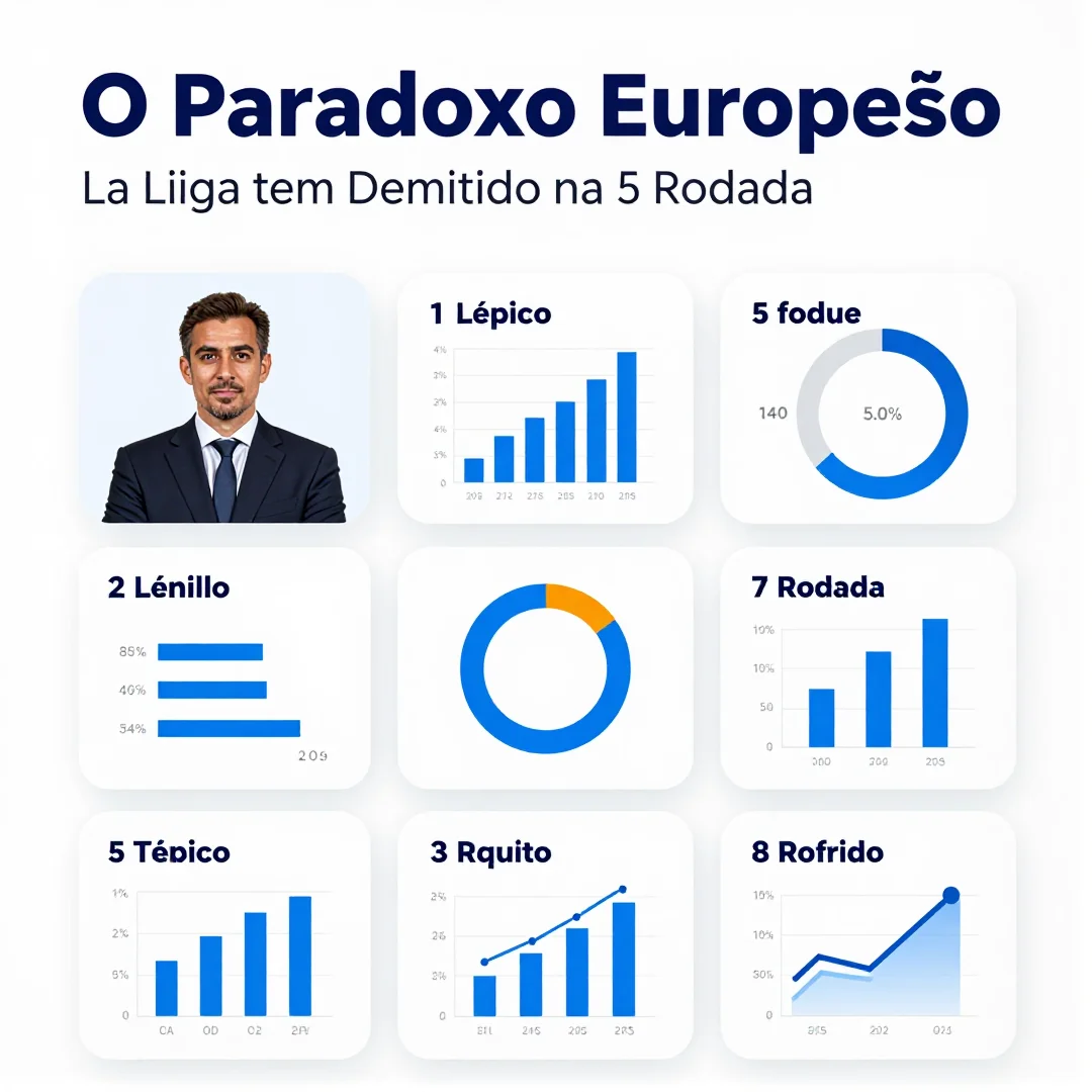 Infográfico - O Paradoxo Europeu: La Liga tem técnico Demitido na 5 Rodada