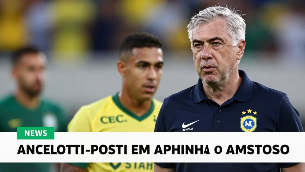 Ancelotti aposta em Raphinha no amistoso contra a Austrlia e reestrutura time