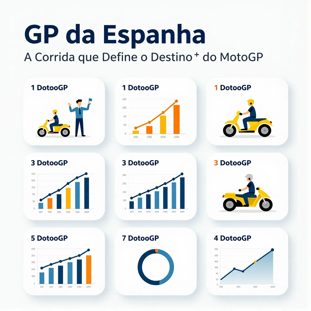 Infográfico - GP da Espanha: A Corrida que Define o Destino do MotoGP
